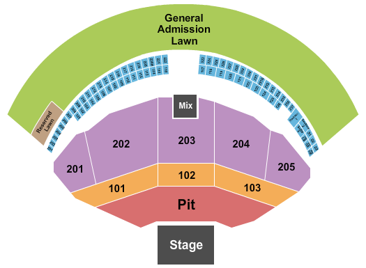 Gorge Amphitheatre Jack Johnson Seating Chart
